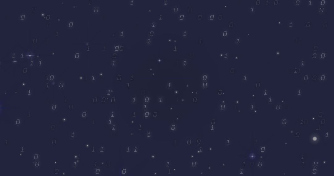 Floating Binary Code in Digital Cyberspace Background - Free Images, Stock Photos and Pictures on Pikwizard.com