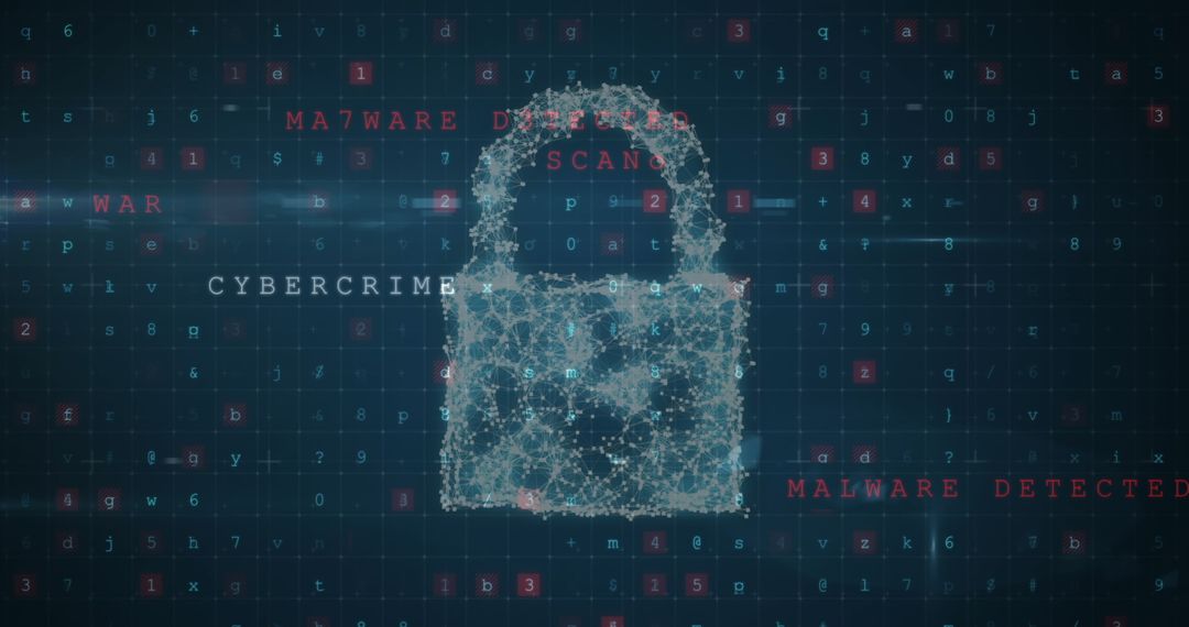 Digital Lock with Cybersecurity Threats in Matrix