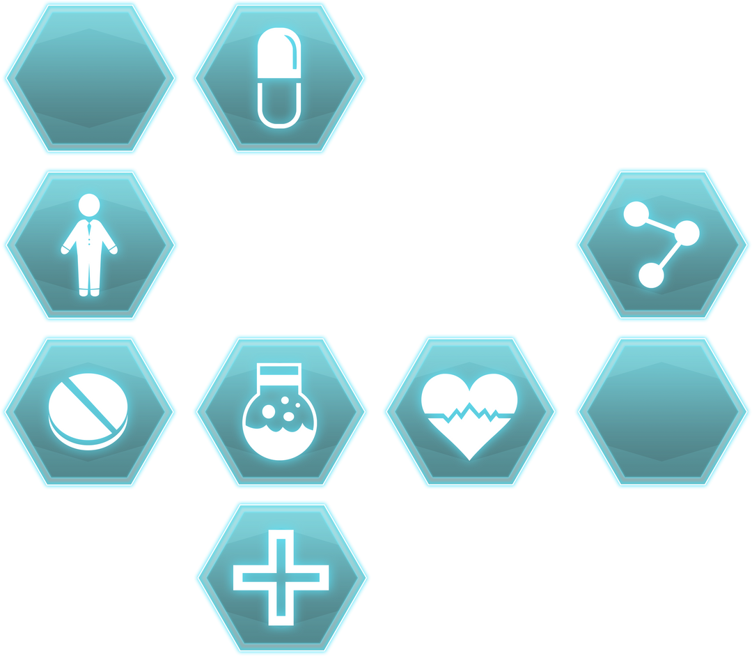 Digital Transparent Medical Symbols Cluster on Isolated Background - Download Free Stock Images Pikwizard.com