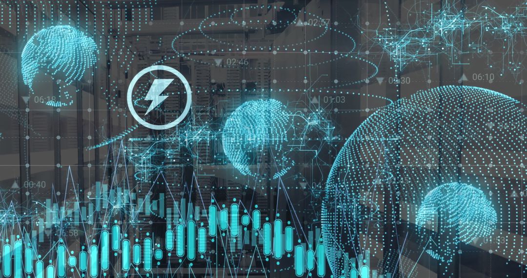 Global Data Processing and Digital Connections on Servers