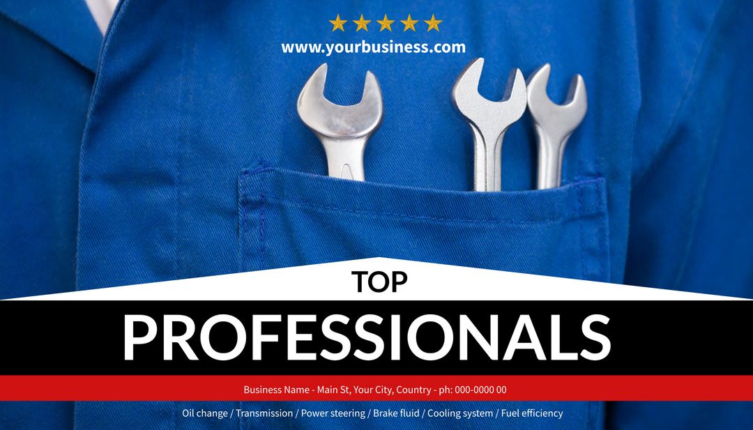 Mechanic Uniform with Tools Representing Expertise and Reliability - Download Free Stock Images Pikwizard.com