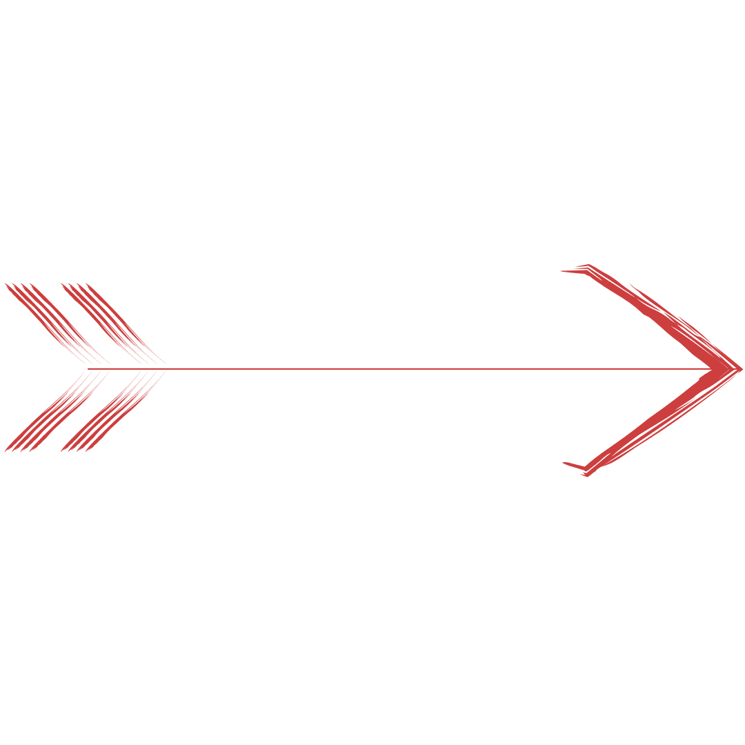 Hand-Drawn Red Arrow on Transparent Background - Growth Concept