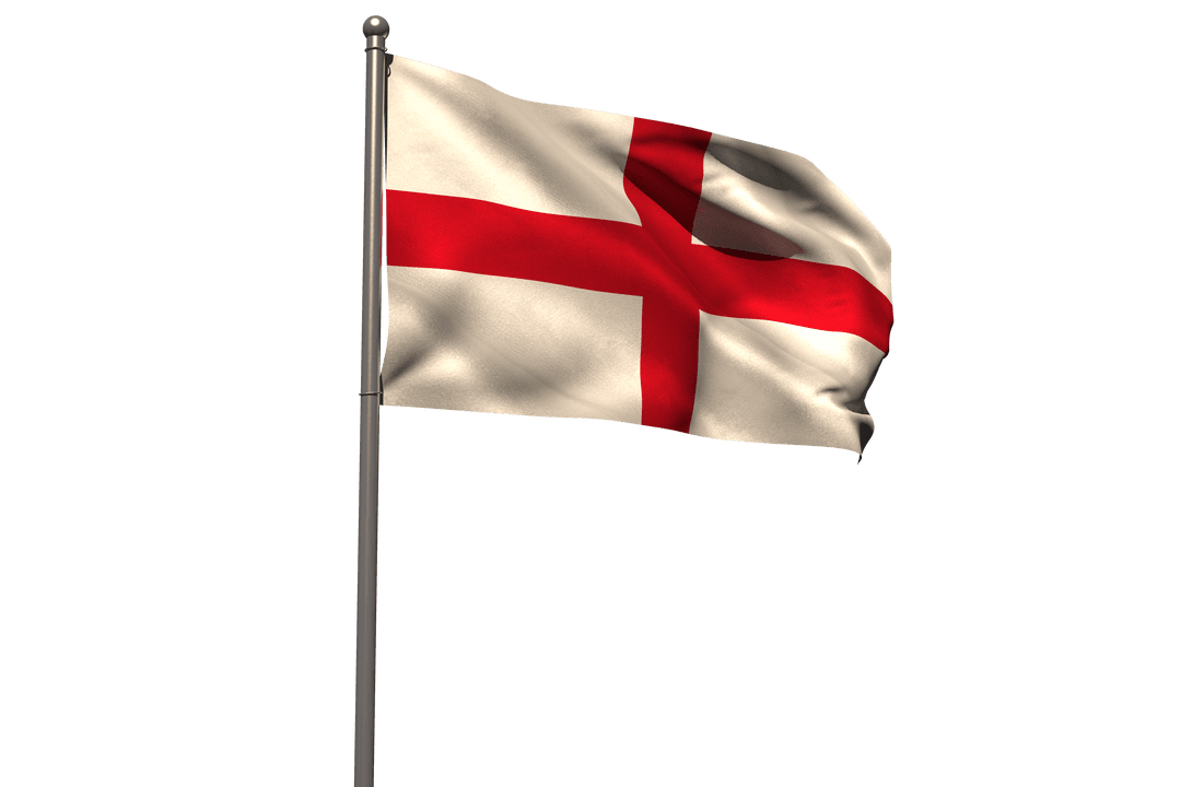 Transparent England Flag Waving in Wind Realistic Close-Up - Download Free Stock Images Pikwizard.com