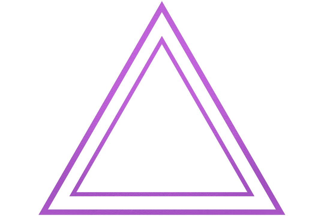 Purple Transparent Geometric Triangle Shape Design