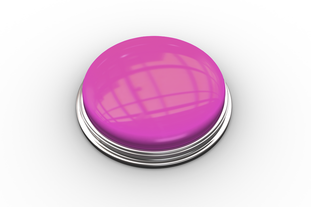 Shiny Pink Push Button on Transparent Background - Download Free Stock Images Pikwizard.com