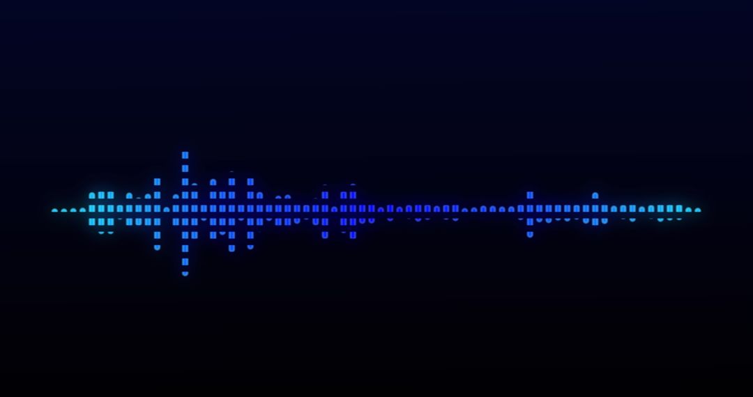 Digital Soundwave Over Navy Background Concept - Free Images, Stock Photos and Pictures on Pikwizard.com