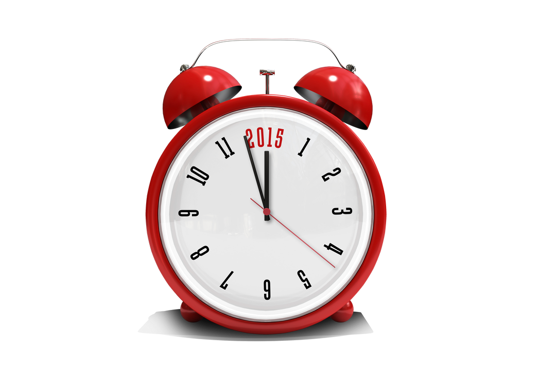 2015 Transparent Red Alarm Clock, Isolated - Download Free Stock Images Pikwizard.com