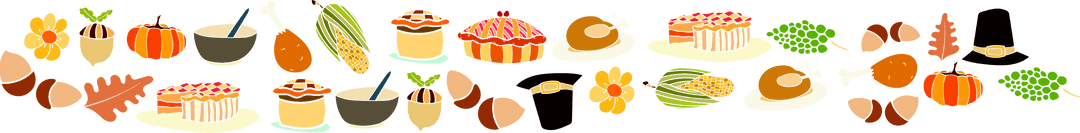 Transparent Holidays Sweets Circle Seamless Pattern