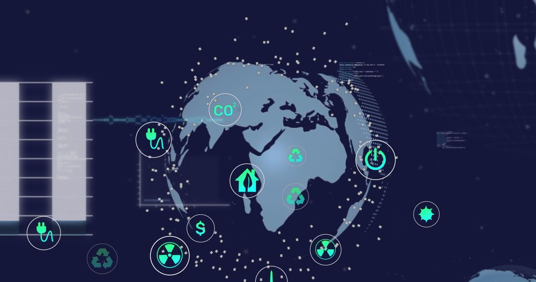 Global Sustainability and Green Energy Digital Interface