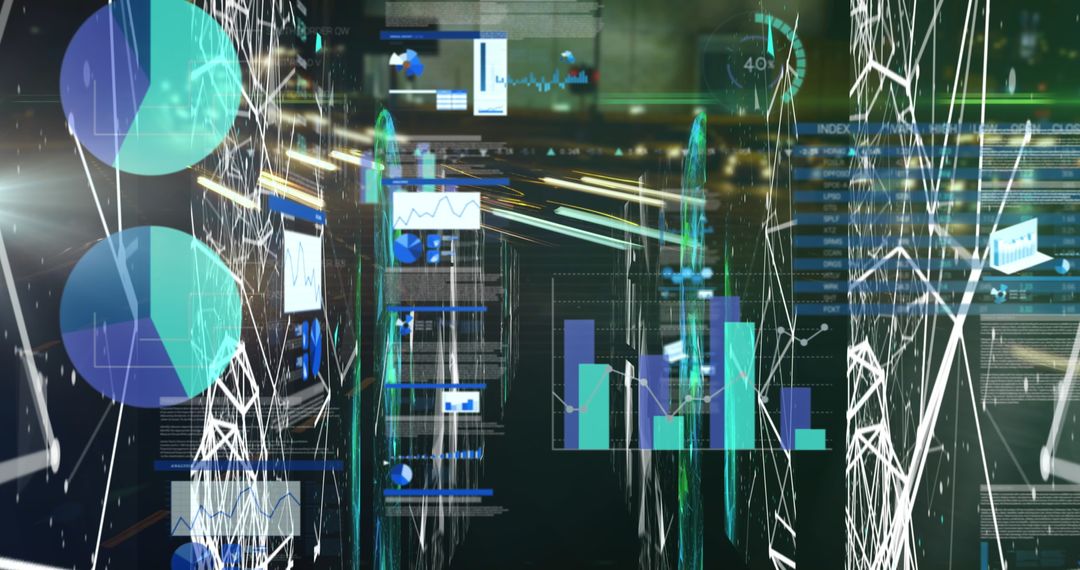 Abstract Data Visualization with Digital Server Network