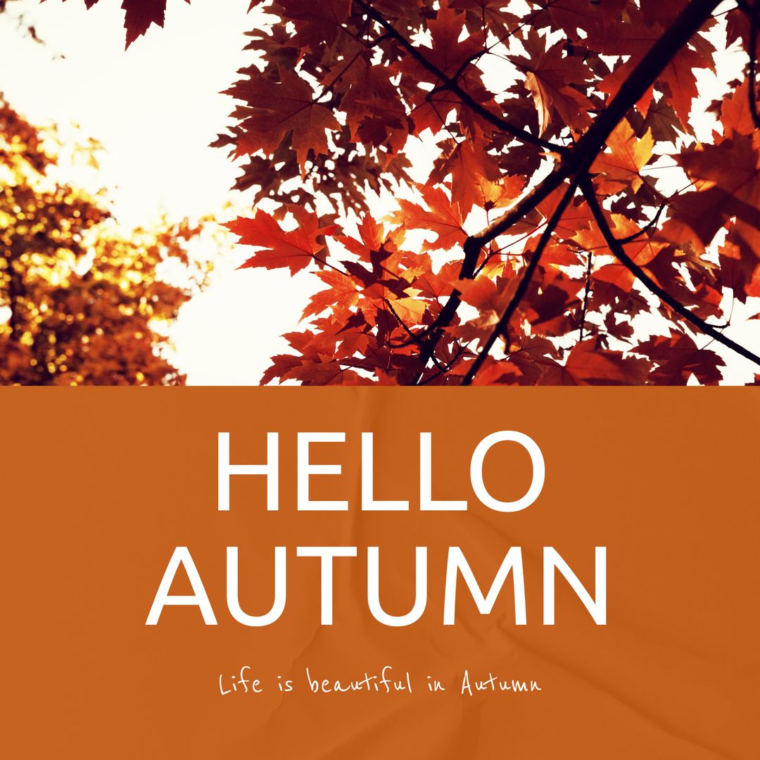 Welcome Autumn with Beautiful Fall Leaves and Colorful Trees - Download Free Stock Templates Pikwizard.com