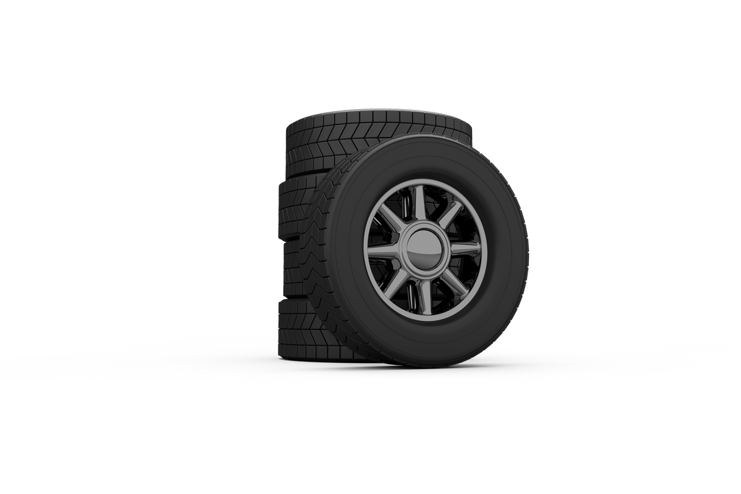 Stacked Car Tires on Transparent Background, Minimal Design - Download Free Stock Images Pikwizard.com