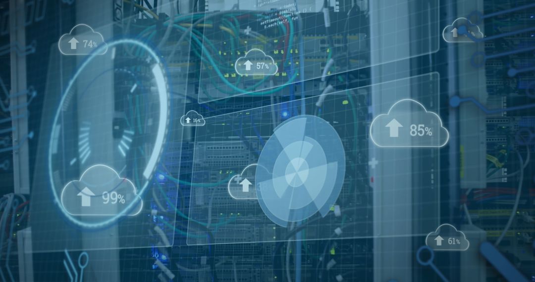 Futuristic Digital Network Interface with Cloud Computing Elements