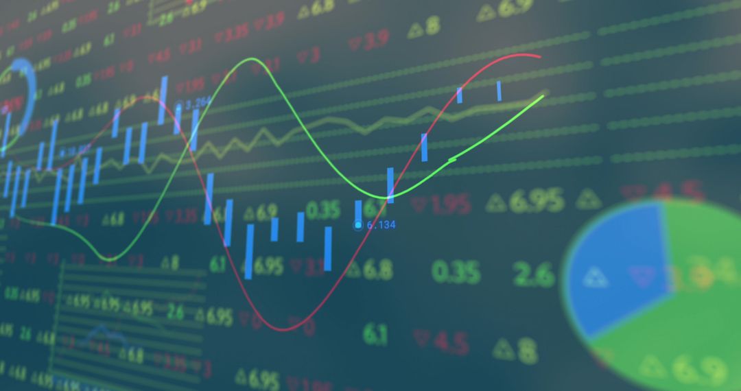 Stock Market Data with Digital Financial Graphs