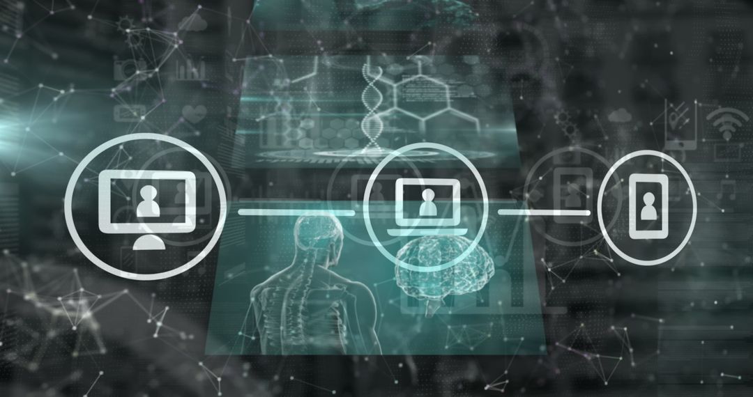 Futuristic Medical Network with DNA and Digital Connectivity