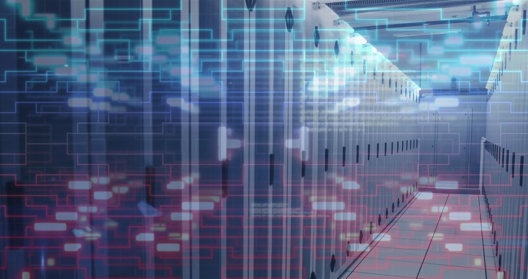 Digital Interface with Servers and Circuit Connections