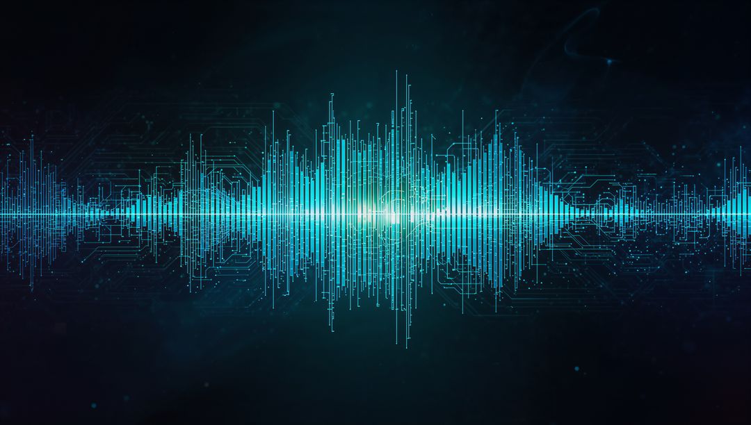 Digitized Neon Waveform with Futuristic Circuit Elements