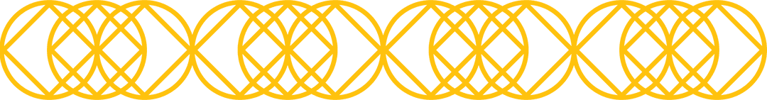 Abstract gold pattern on transparent background in seamless emergence