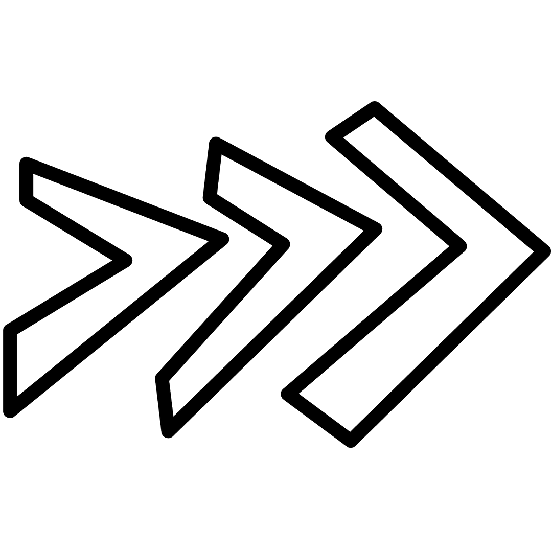 Geometric Black Pattern on Transparent Background for Design