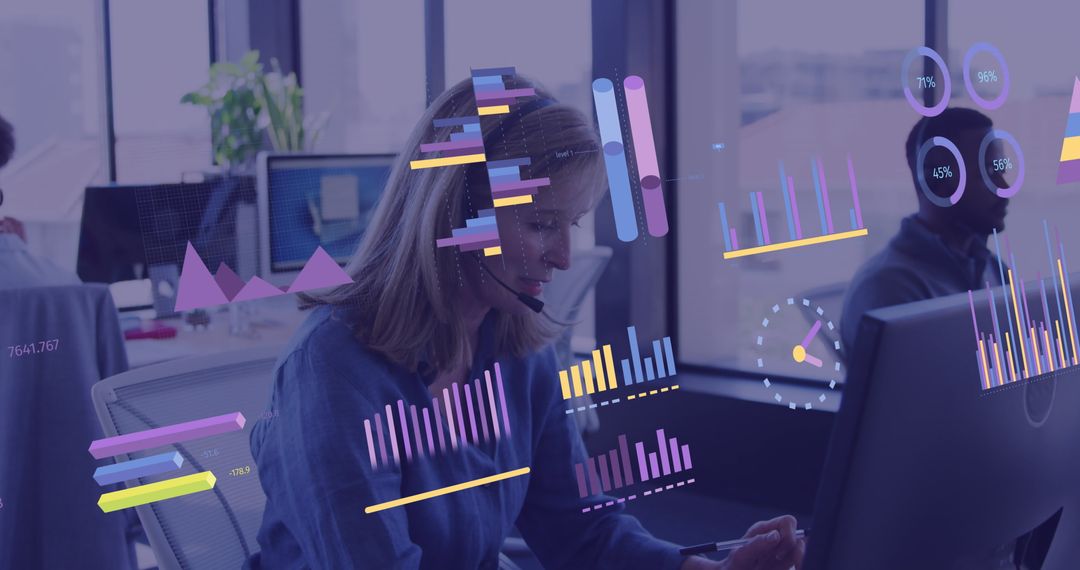 Financial Data Processing at Busy Office