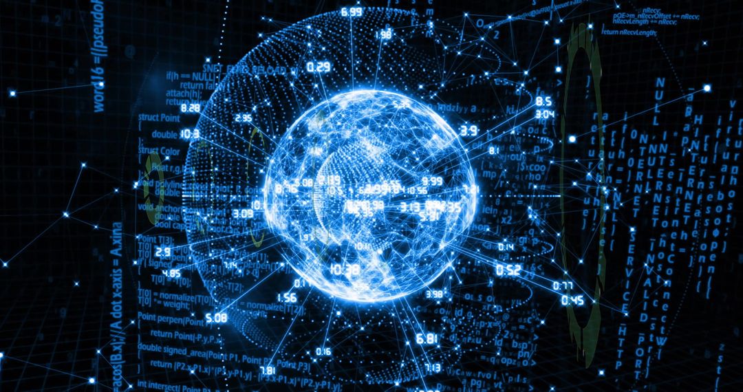 Global Data Network with Futuristic Virtual Interfaces