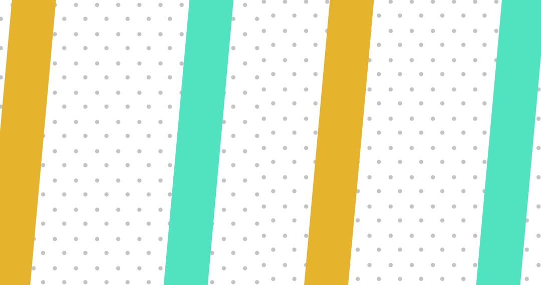 Colorful Abstract Lines and Dots on White Background