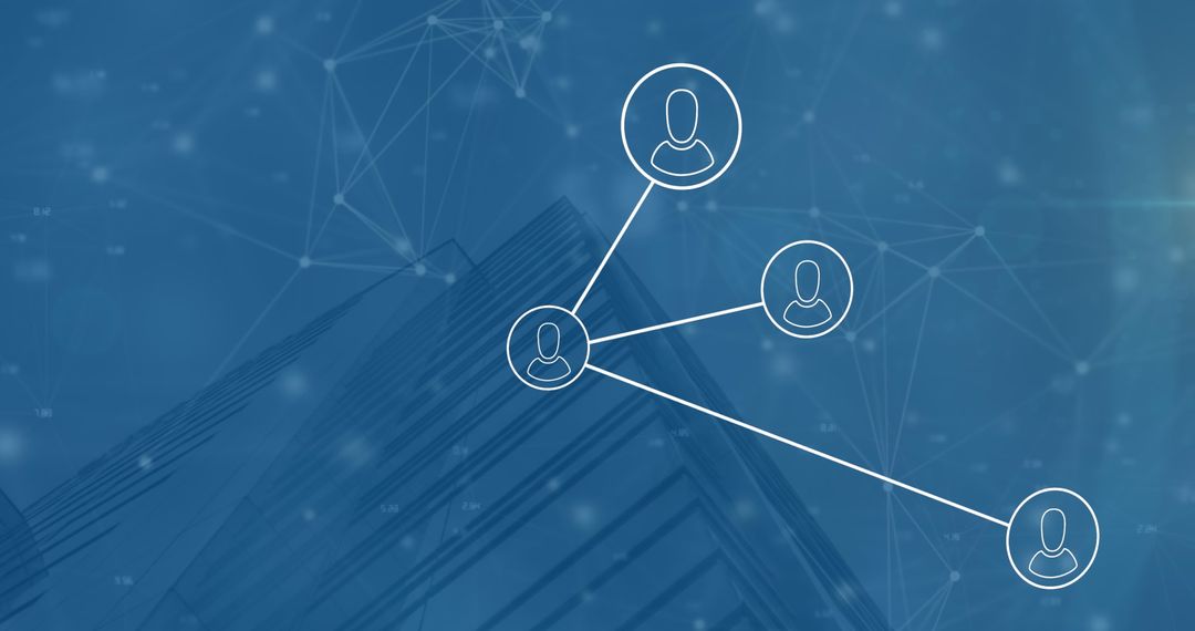 Global Digital Connections Concept with Abstract Interface