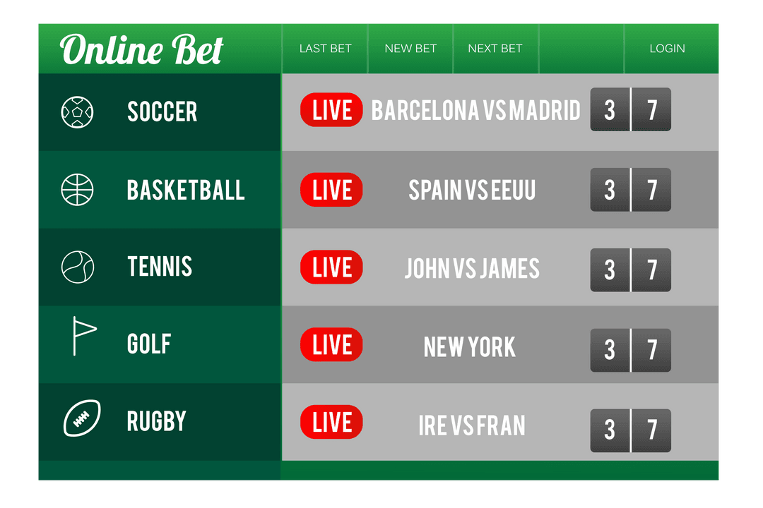 Transparent Digital Sports Betting Interface Design for Online Platforms