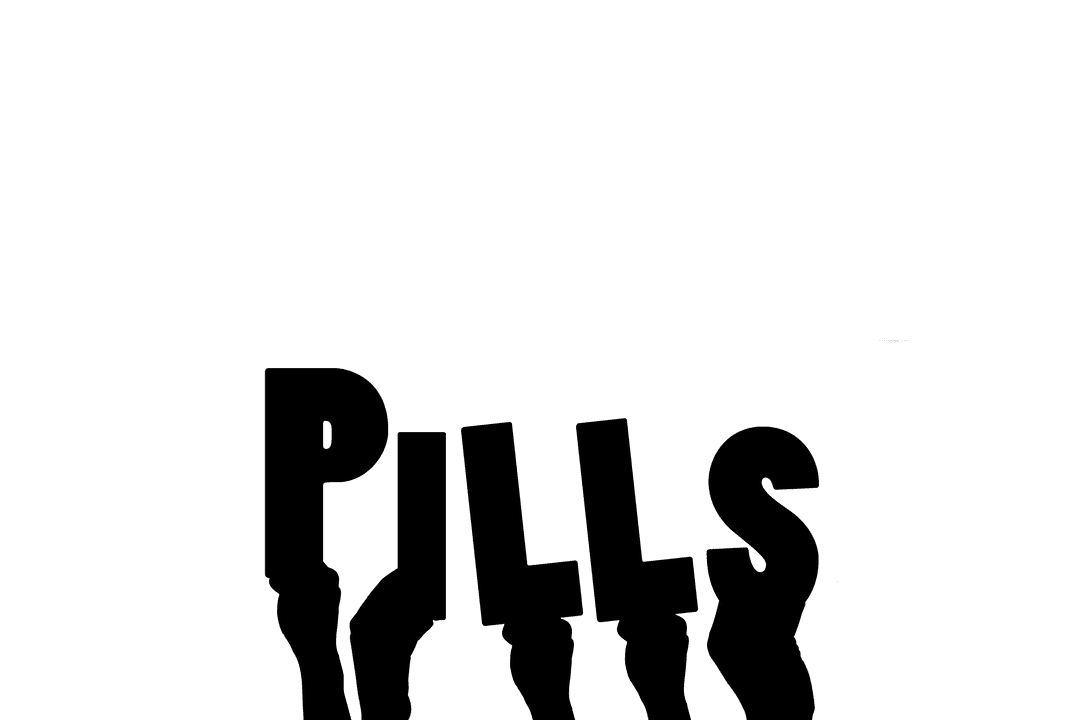 Hands Holding Pills on Transparent Background for Medical Themes