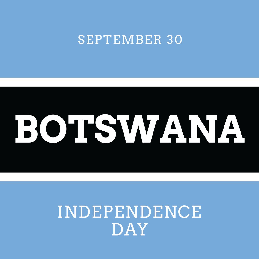 Botswana Independence Day Awareness Banner