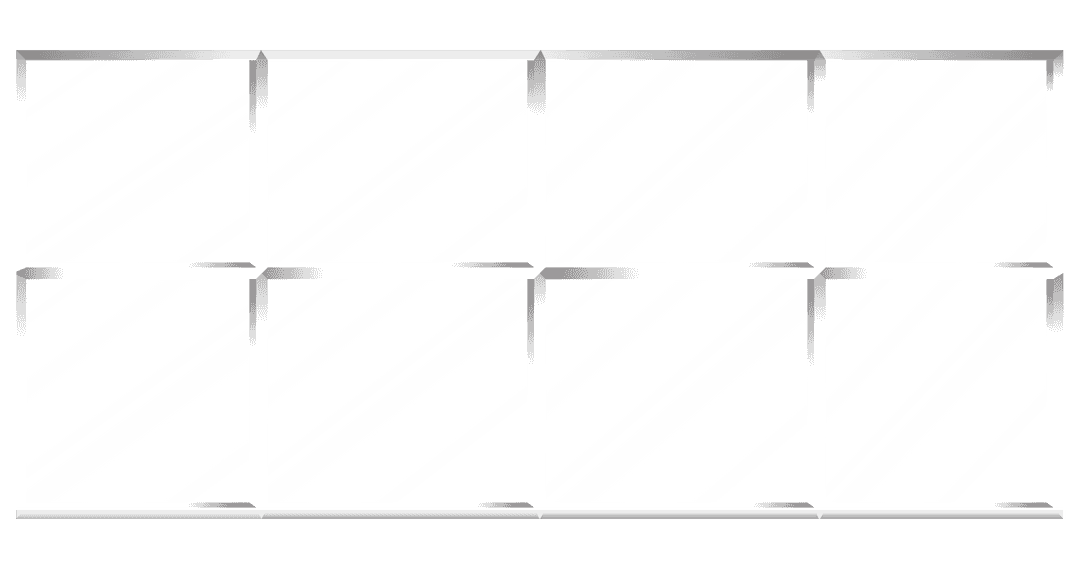 Transparent Window Frame with White Background for Creative Design