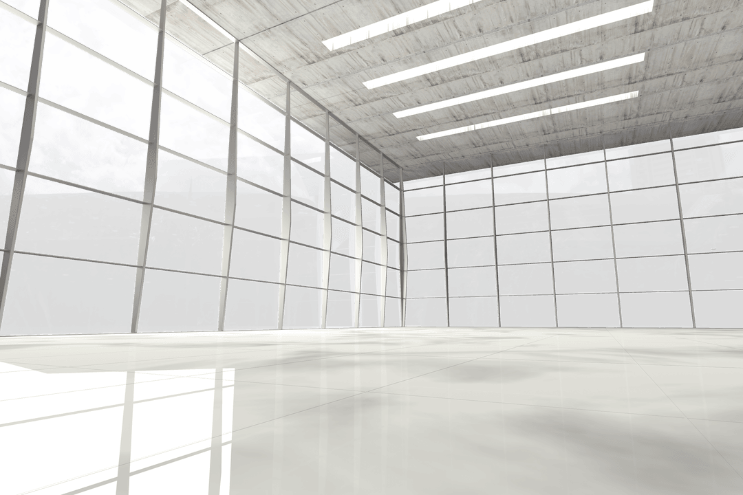 Transparent Modern Airport Terminal Interior Design Concept