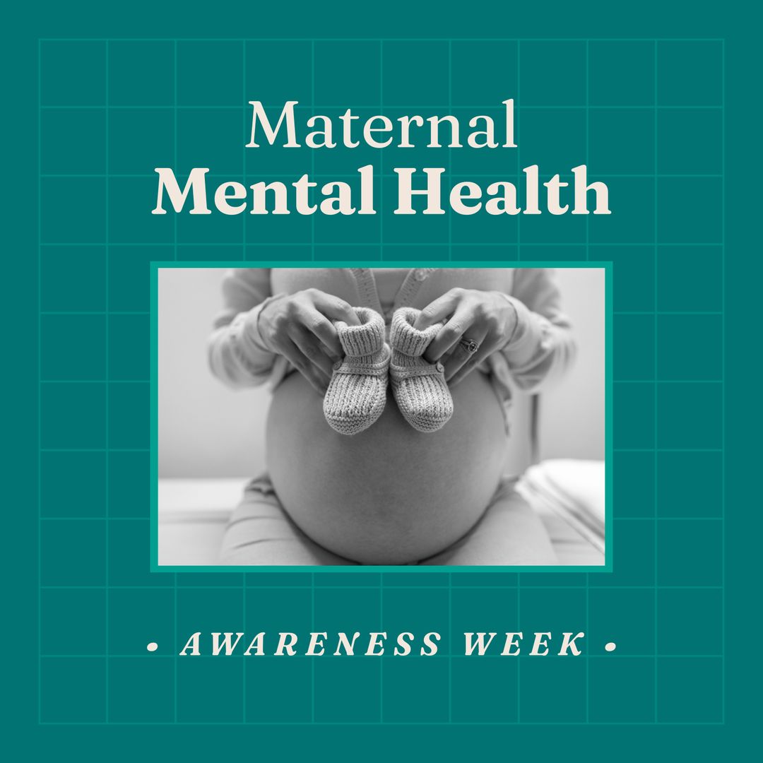 Maternal Mental Health Awareness Week Campaign Poster - Download Free Stock Templates Pikwizard.com