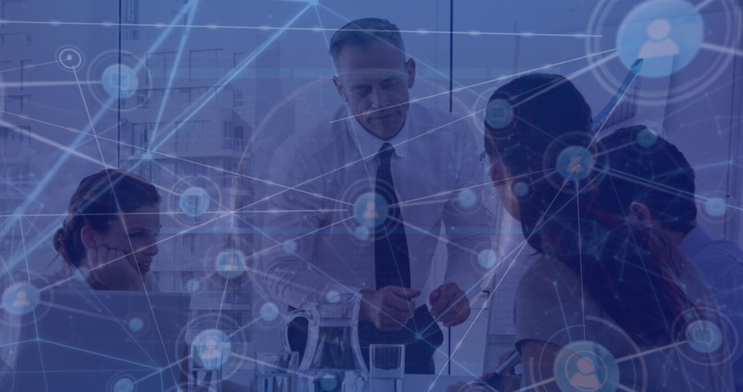 Manager Discussing Workflow in Digital Networked Environment