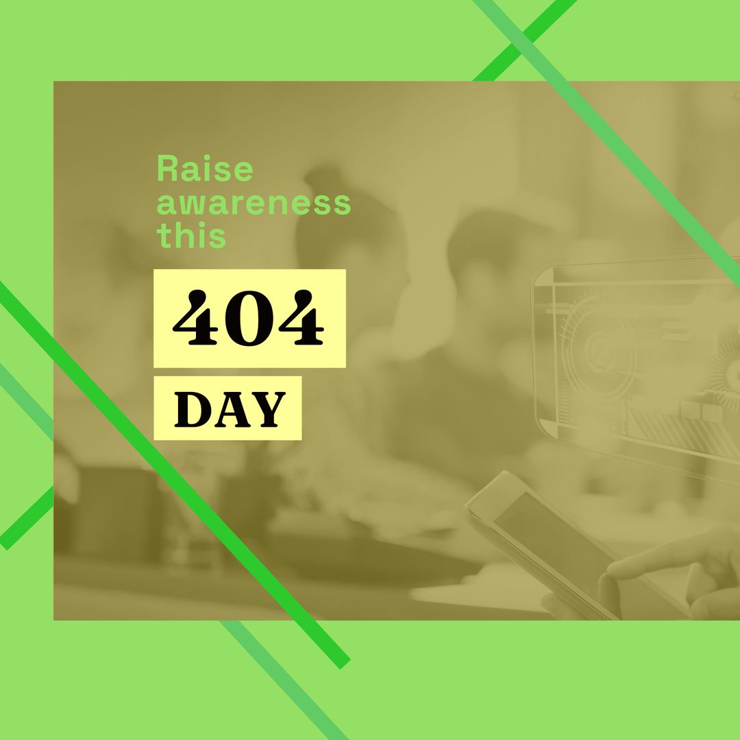 404 Day Awareness Campaign Concept Graphic