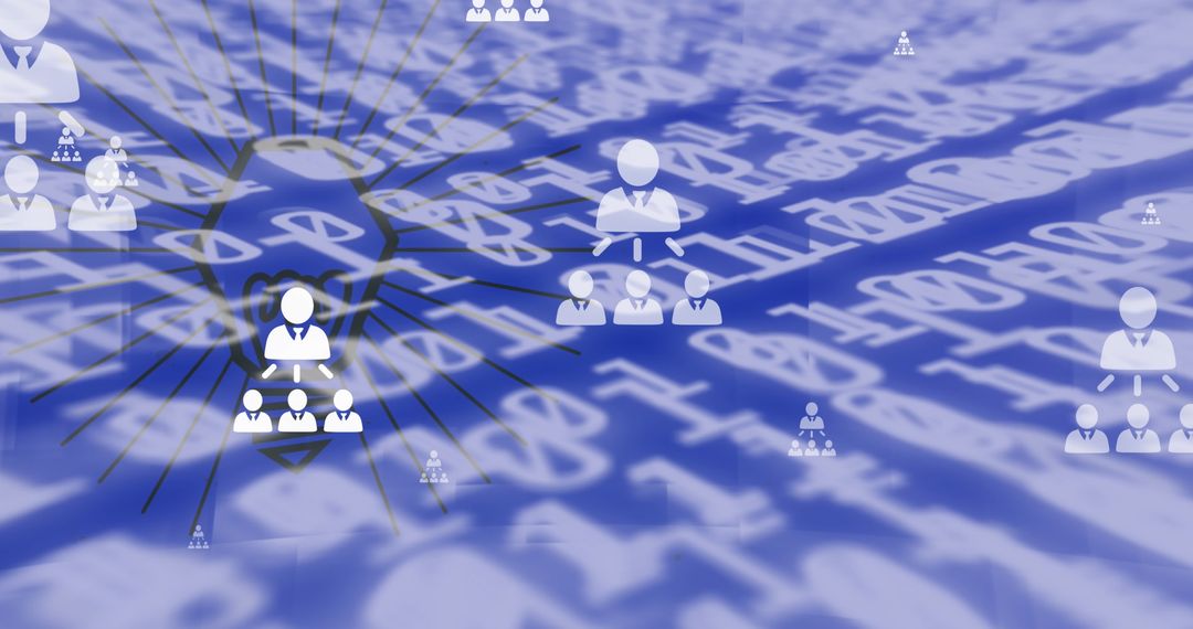 Digital Hierarchy and Network Visualization Concept