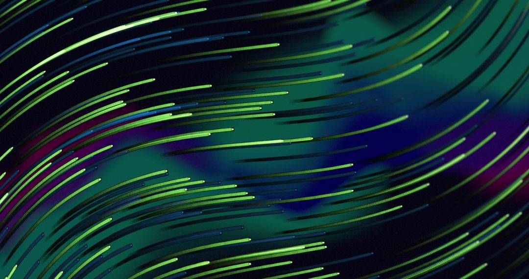 Dynamic Light Trails Forming Vibrant Swirling Pattern