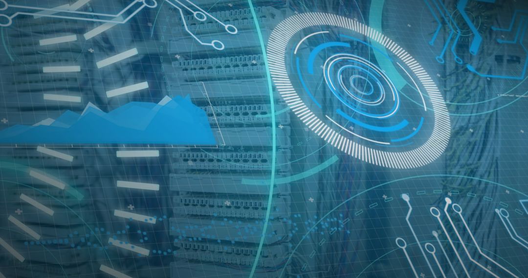 Global Technology Interface with Network Connections and Data Analysis