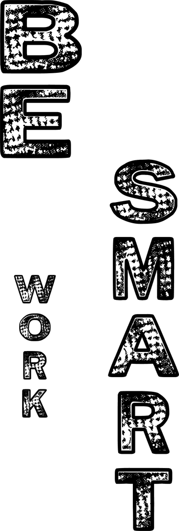 Grunge Typography Design Slogans for Urban Workspace