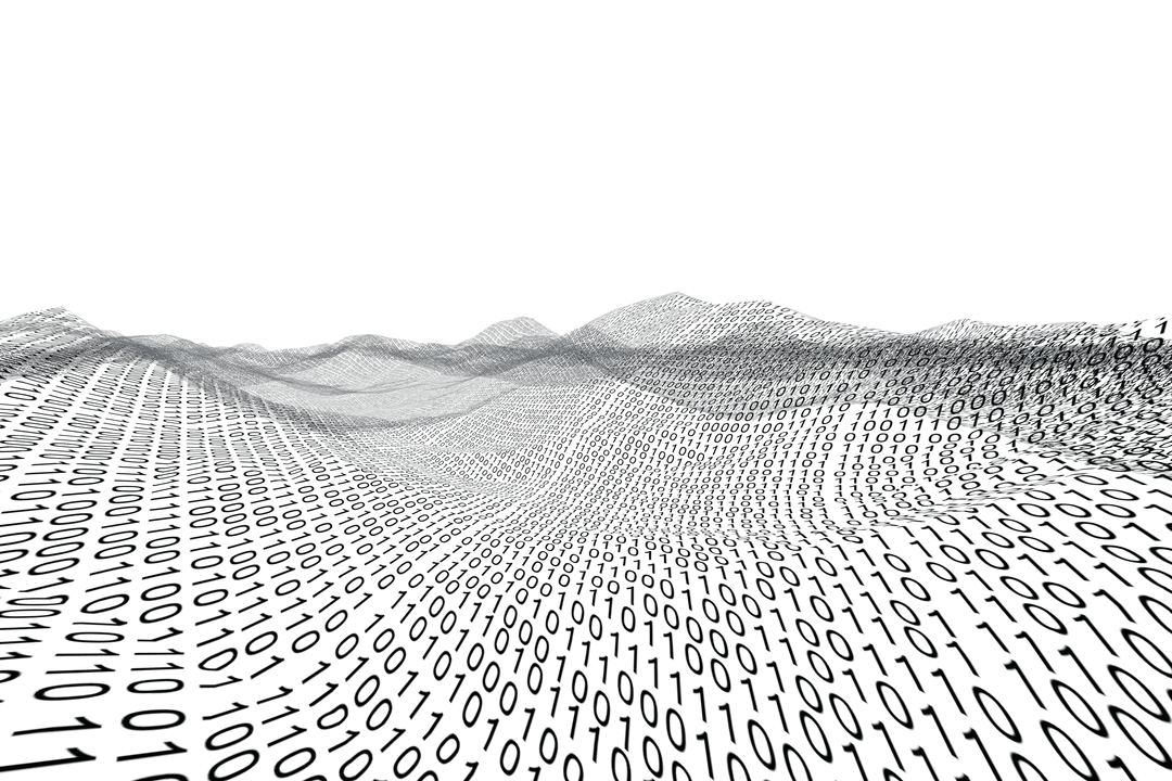 Binary Waves on Transparent Background for Digital Design - Download Free Stock Images Pikwizard.com