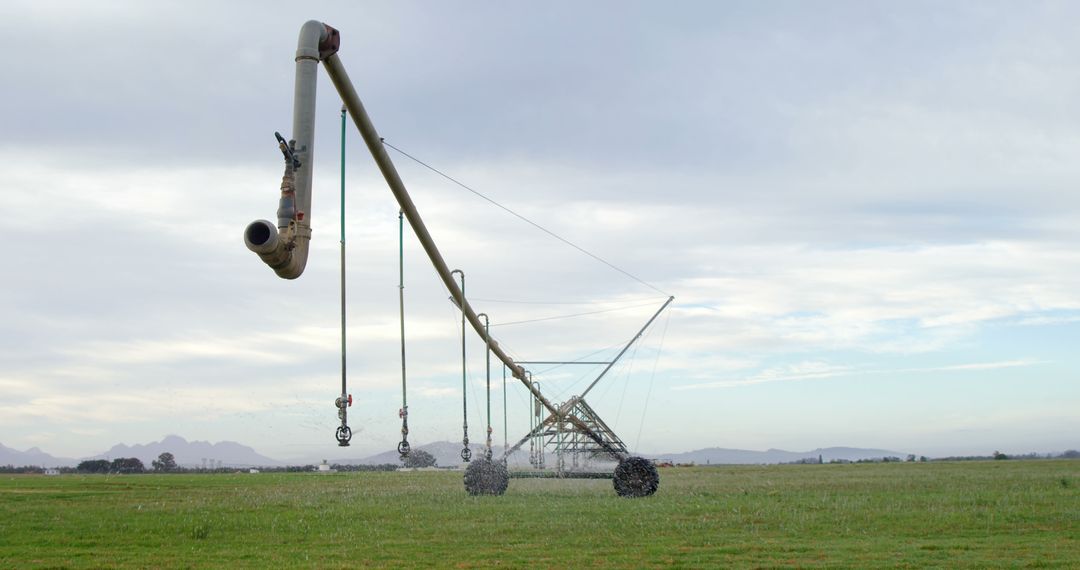 Medieval Trebuchet Launching Projectile in Vast Open Field