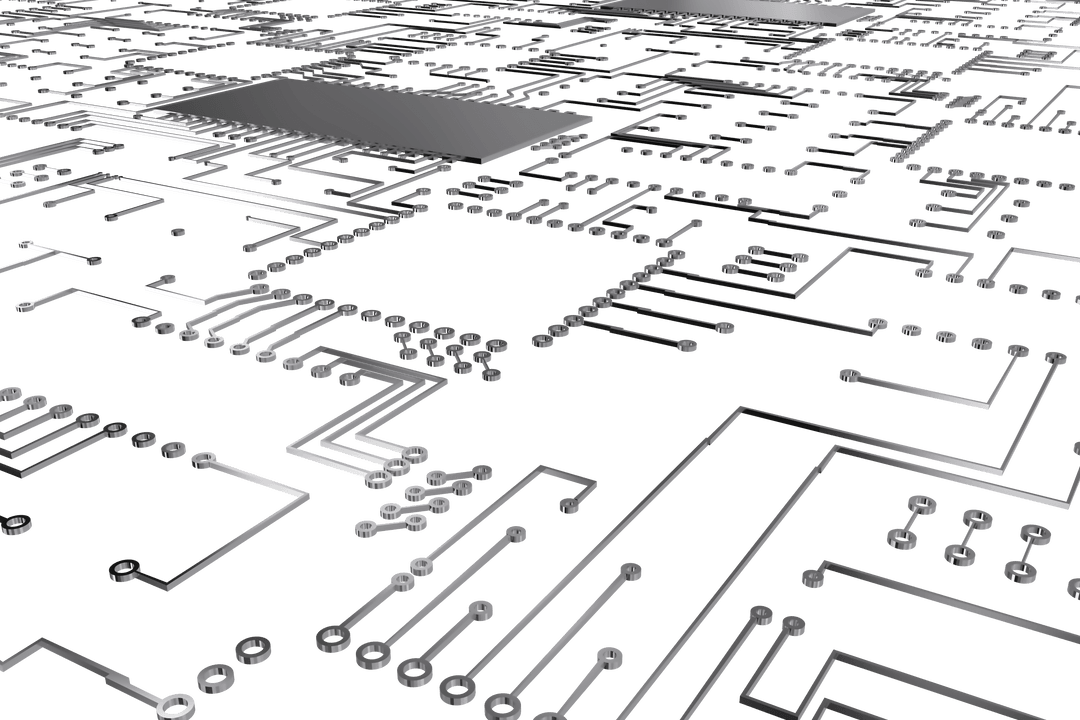 Futuristic Transparent Circuitry Design of Digital Microchips - Download Free Stock Images Pikwizard.com