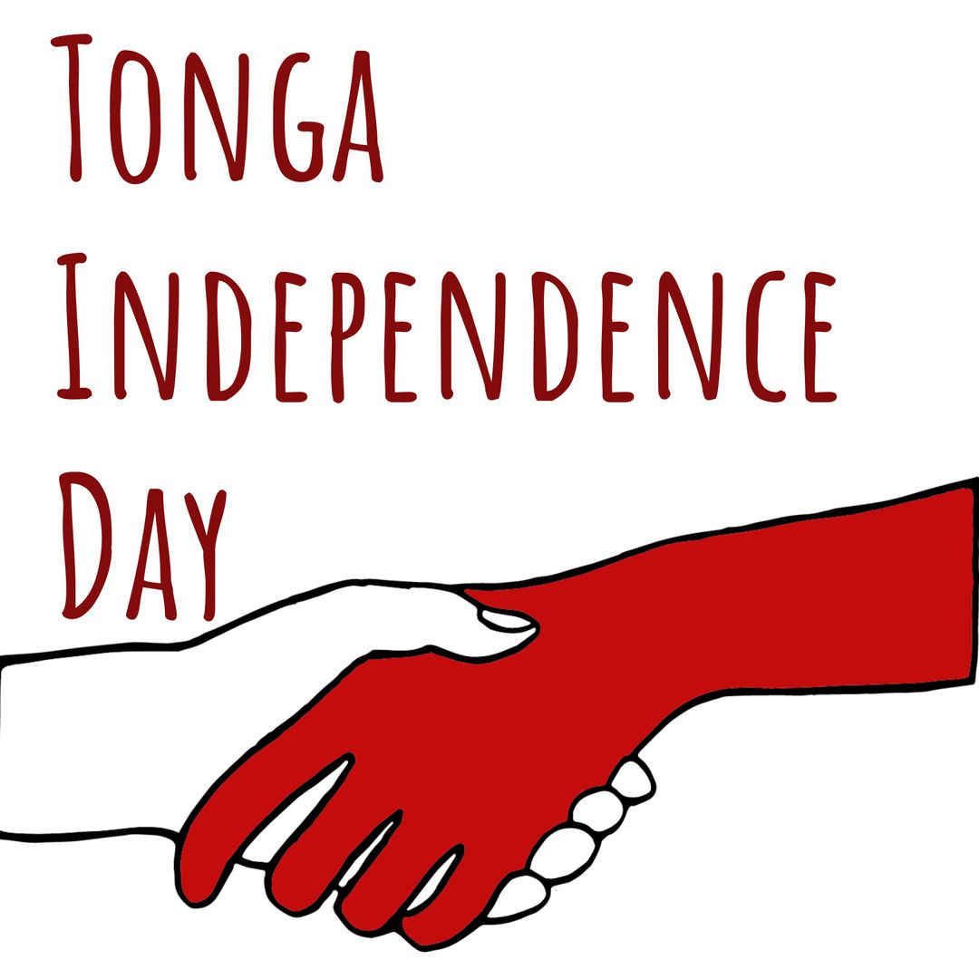 Tonga Independence Day Celebration with Symbolic Handshake