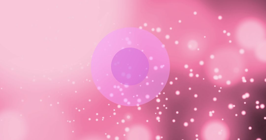 Pink Abstract Healthcare Concept with Floating Dots