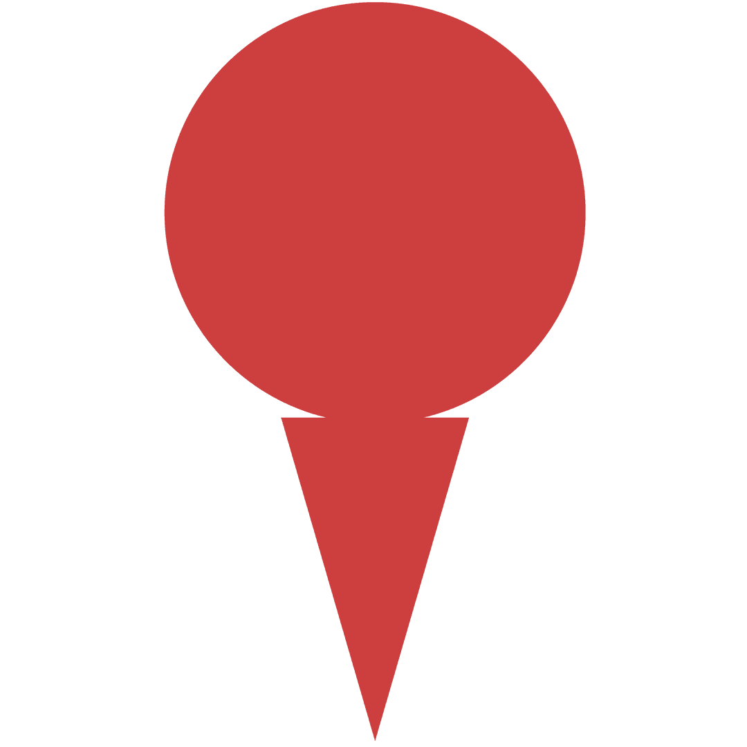 Transparent Red Location Pin Vector Illustration