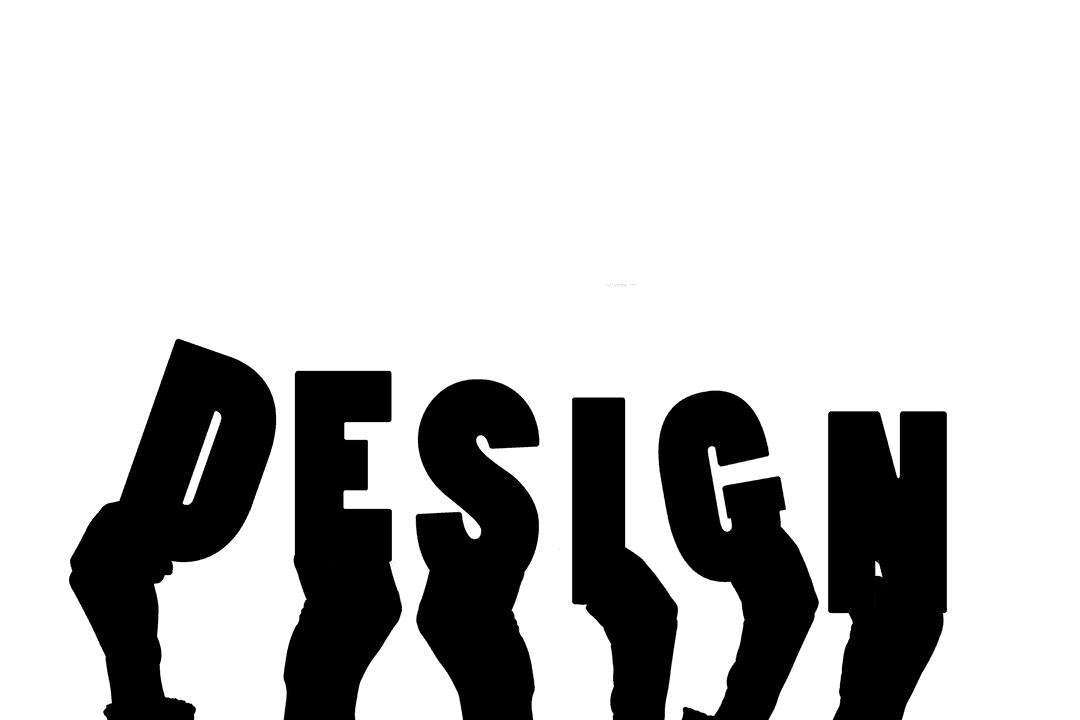 Transparent Hands Holding Design Text See-Through Background