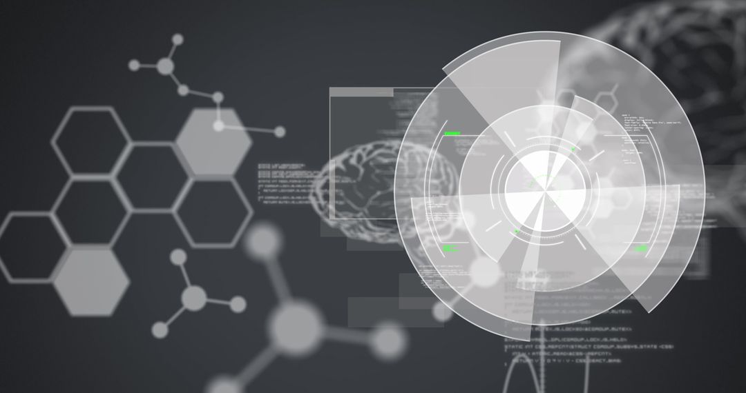 Digital Interface for Medical Data Processing with Brain Graphics