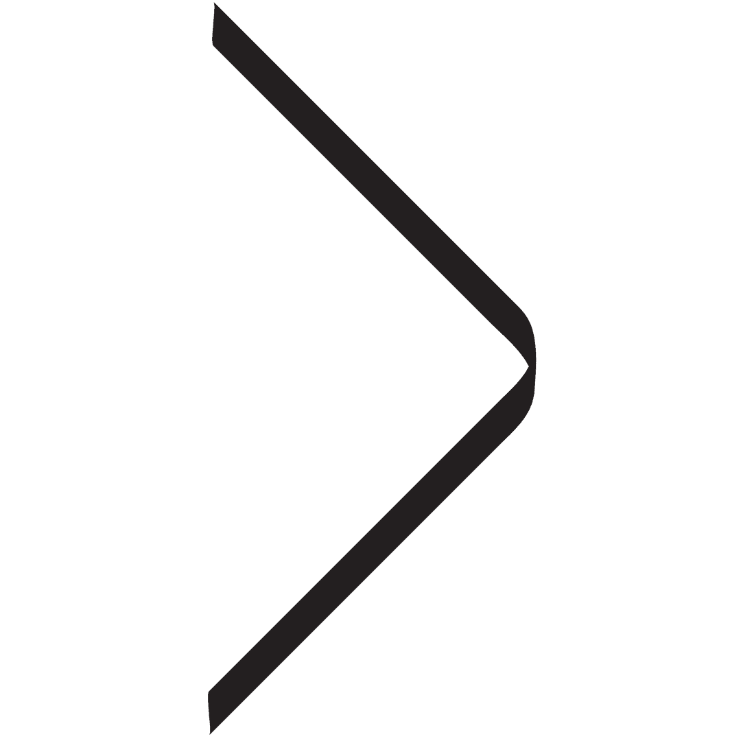 Bent Black Ribbon Symbol on Transparent Background