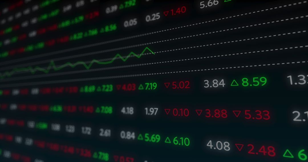 Stock Market Analysis and Data Monitoring Concept