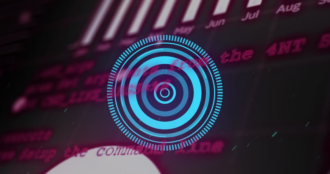 Digital Interface with Data Scan Overlay in Futuristic Concept